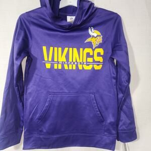 Nfl Minnesota Vikings hoodie kids size Large 12/14